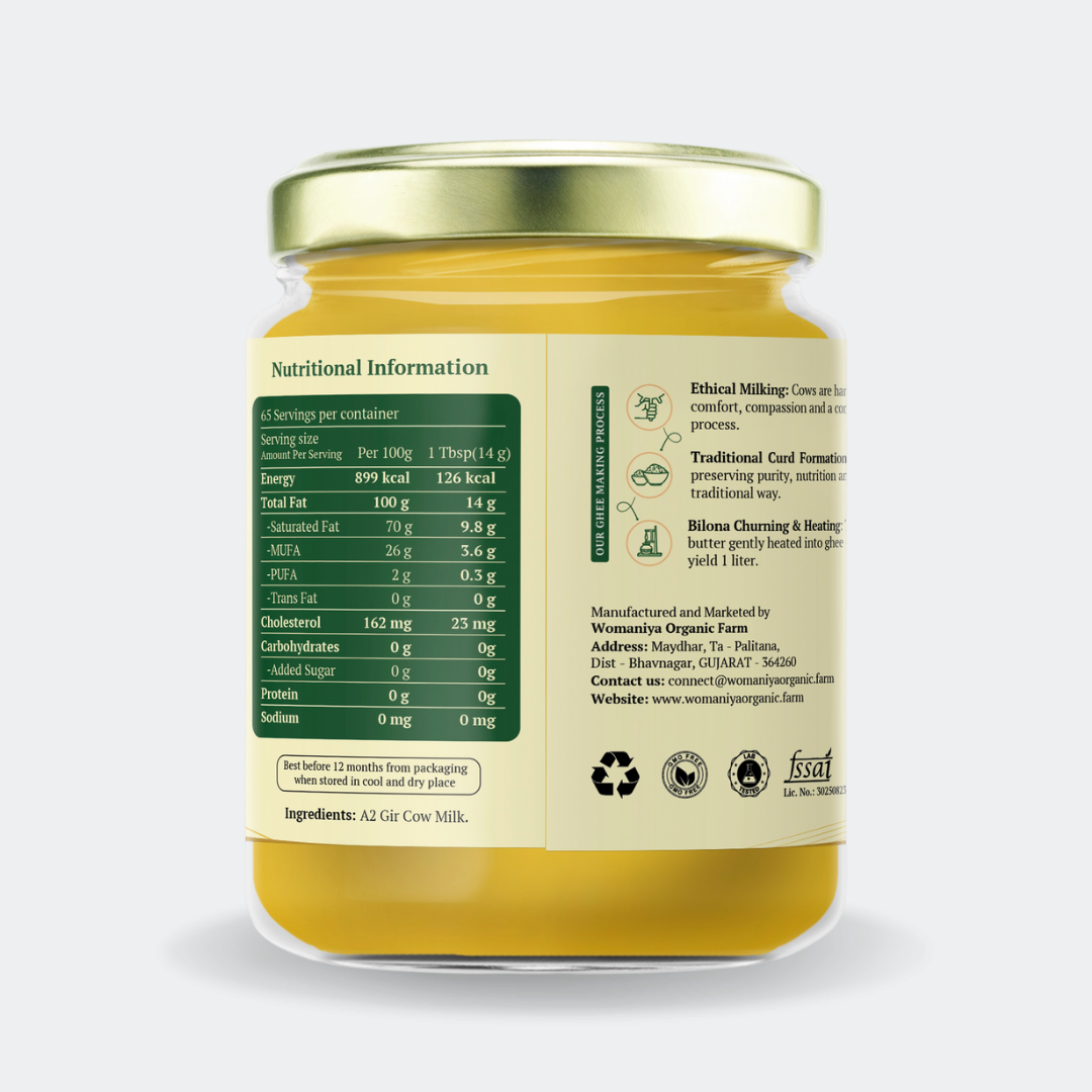 A2 Gir Cow Ghee 500ml